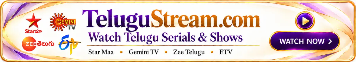 Watch Telugu Serials & Shows on TeluguStream